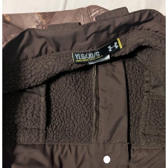 Under Armour Boys Youth Ayton Storm ColdGear Camo Hunting Pants Realtree Size L - Picture 9 of 12